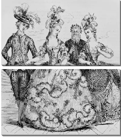 Модульная картина Бал (Ball) №6