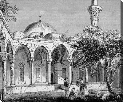 Постер Здание с арками (Building with arches) №6