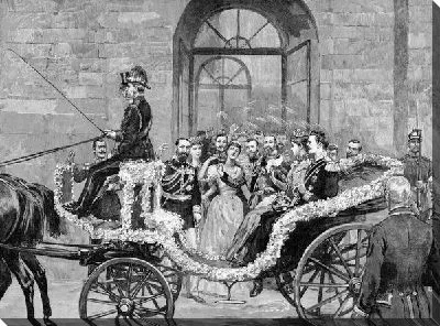 Постер Пара в карете (Couple in a carriage)