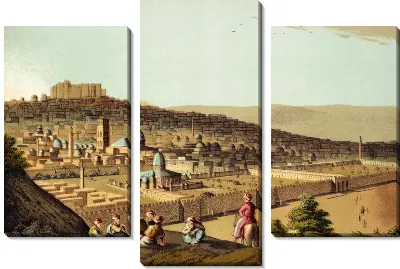 Модульная картина Панорама города (Panorama of the city) №12
