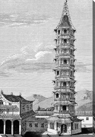 Постер Здание в Китае (Building in China)