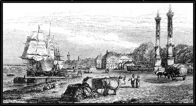 Картина Повозка на берегу (The cart on the beach)