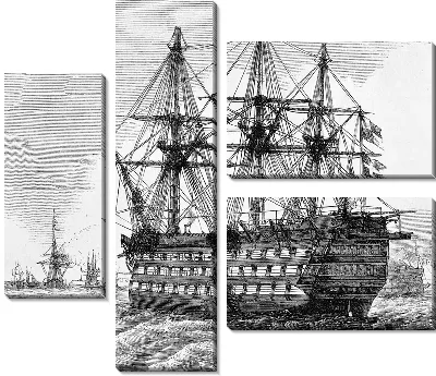 Модульная картина Корабль (Ship) №12