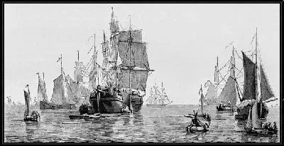 Картина Корабли (Ships) №10