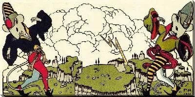 Картина маслом Мыши танцуют (dancing mouse)