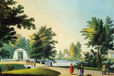 Плакат Прогулка по саду (Walking through the garden)