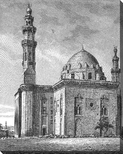 Постер Здание с башней (Building with a tower)
