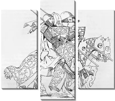 Модульная картина Рыцари (The Knights)