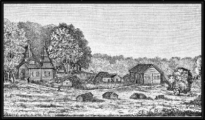 Картина Деревня (Village) №13