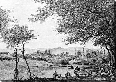 Постер Пикник под деревьями (Picnic under the trees)