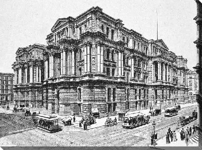 Постер Здание на перекрестке (The building is at the crossroads)