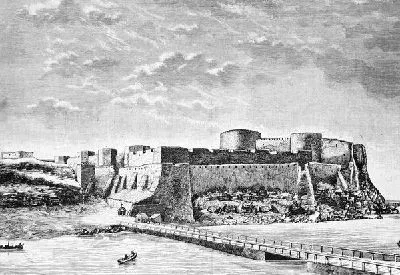 Плакат Мост возле крепости (Bridge near the castle)