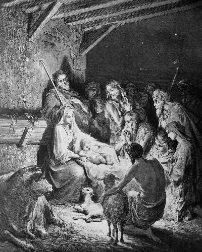 Плакат Мария и младенец (Mary and baby)