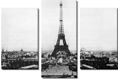 Модульная картина Эйфелева башня (The Eiffel Tower) №16