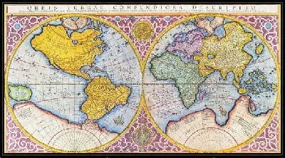 Картина Старинная карта (Old map) №5