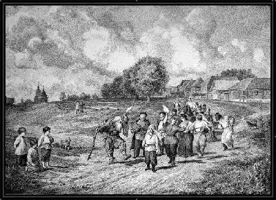 Картина Крестьяне (peasants)
