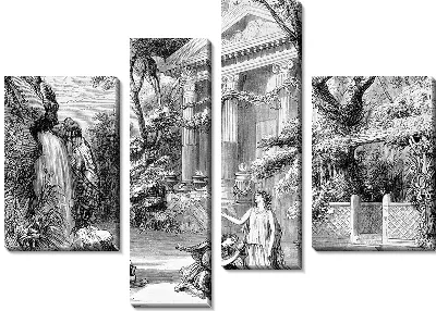 Модульная картина Мифологический сюжет (mythological story)