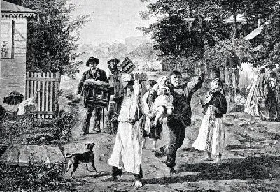 Плакат Деревенские жители (Village children)