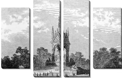 Модульная картина Памятник (Monument) №3