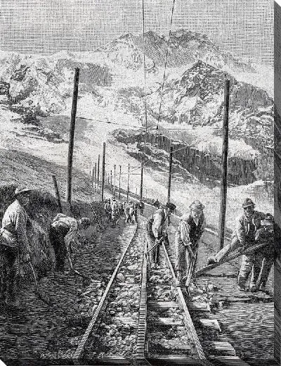 Постер Строительство железной дороги (Construction of the railway) №4