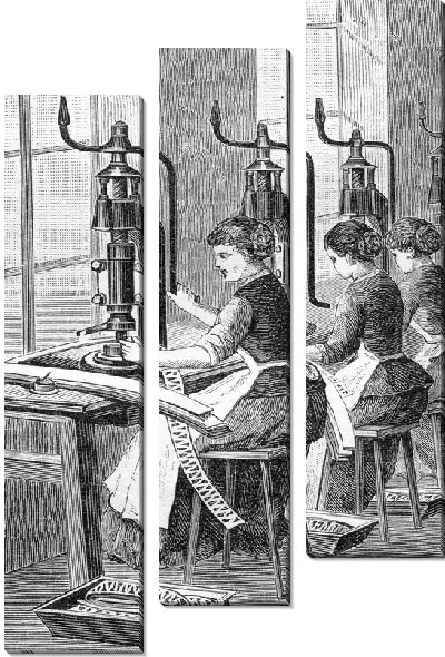 Модульная картина Швеи (seamstresses)