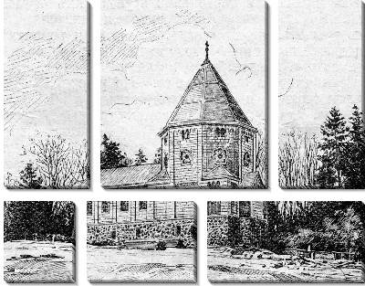 Модульная картина Церковь (Church) №16
