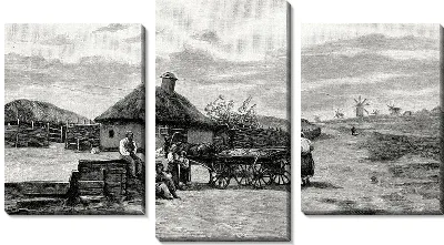 Модульная картина Сельская жизнь (Rural life)
