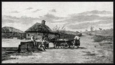 Картина Сельская жизнь (Rural life)