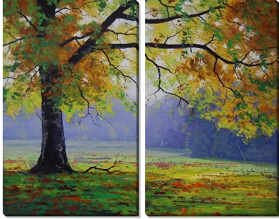 Модульная картина Осенний пейзаж (Autumn Landscape) №14