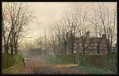 Дорога между деревьев (The road between the trees)