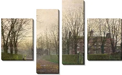 Дорога между деревьев (The road between the trees)