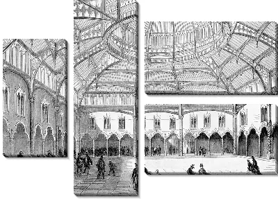 Модульная картина Здание с арками (Building with arches) №7
