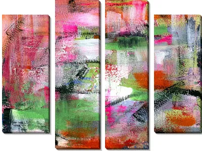 Модульная картина Абстрактная композиция (abstract composition) №4