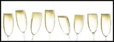 Картина Бокалы с шампанским (Champagne glasses)