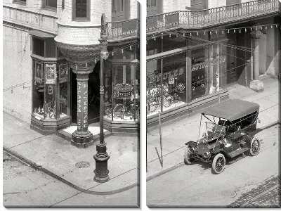 Модульная картина Магазин по продаже велосипедов (Bicycle Shops)