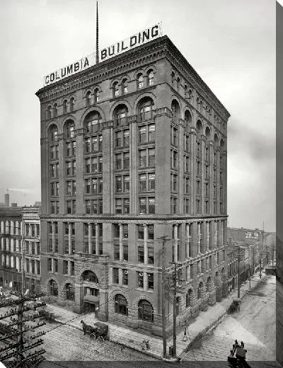 Постер Здание в США 1906 год (The building in the U.S. In 1906)