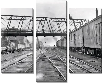 Модульная картина Железная дорога (Railroad) №15