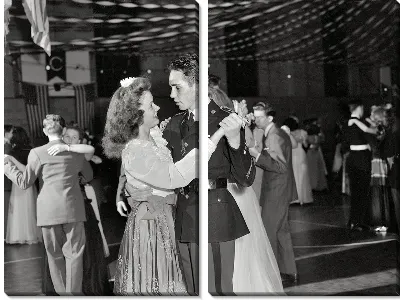 Модульная картина Танцующая пара (Dancing couple) №2