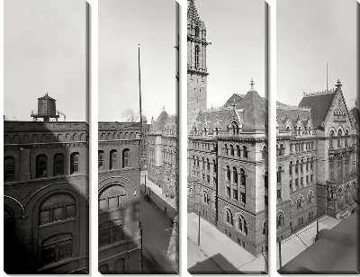 Модульная картина Здание в США (The building in the U.S.)