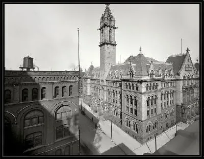 Картина Здание в США (The building in the U.S.)