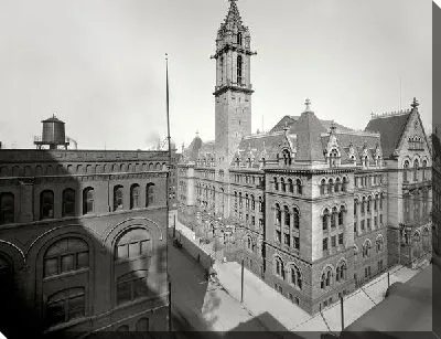 Постер Здание в США (The building in the U.S.)