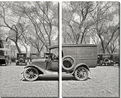 Модульная картина Ретро автомобиль (Retro car) №41