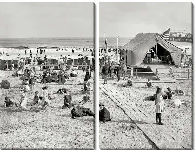 Модульная картина На пляже (On the beach) №7