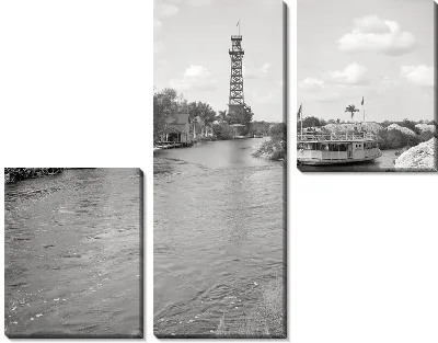 Модульная картина Река (River) №13