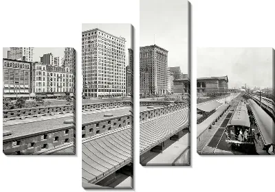 Модульная картина Чикаго (Chicago) №7