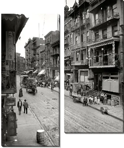 Модульная картина Китайский квартал (Chinatown)