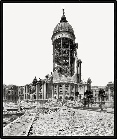 Картина Разрушенное здание (The destroyed building)