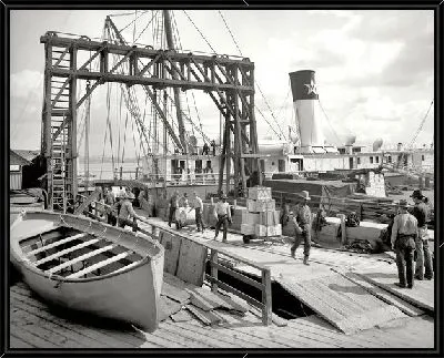 Картина Лодка в порту (Boat in the port)