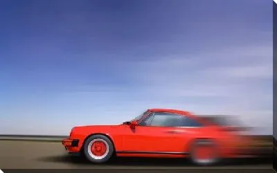 Постер Красный автомобиль (Red car)