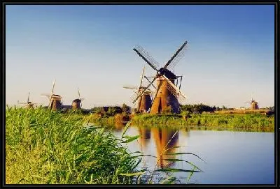Картина Мельницы (Mills) №4